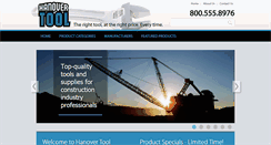 Desktop Screenshot of hanovertool.com